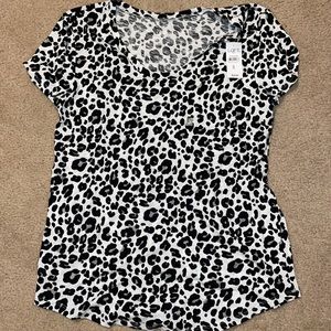 NWT Loft cheetah tee